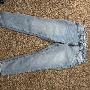 Ava & Viv Light Blue High-Rise Straight Jeans